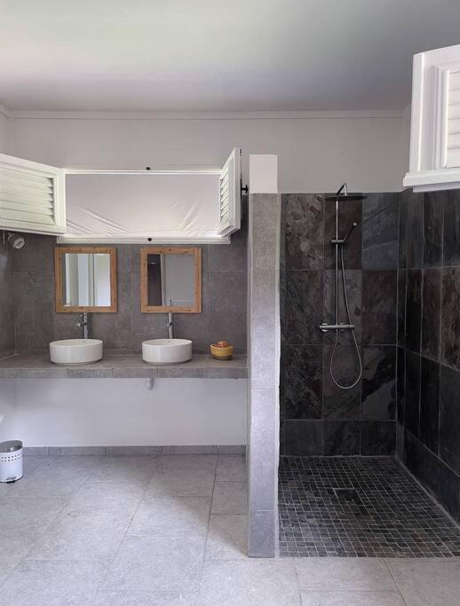 Spacieux Appartement A La Villa Montagne Le Carbet Esterno foto